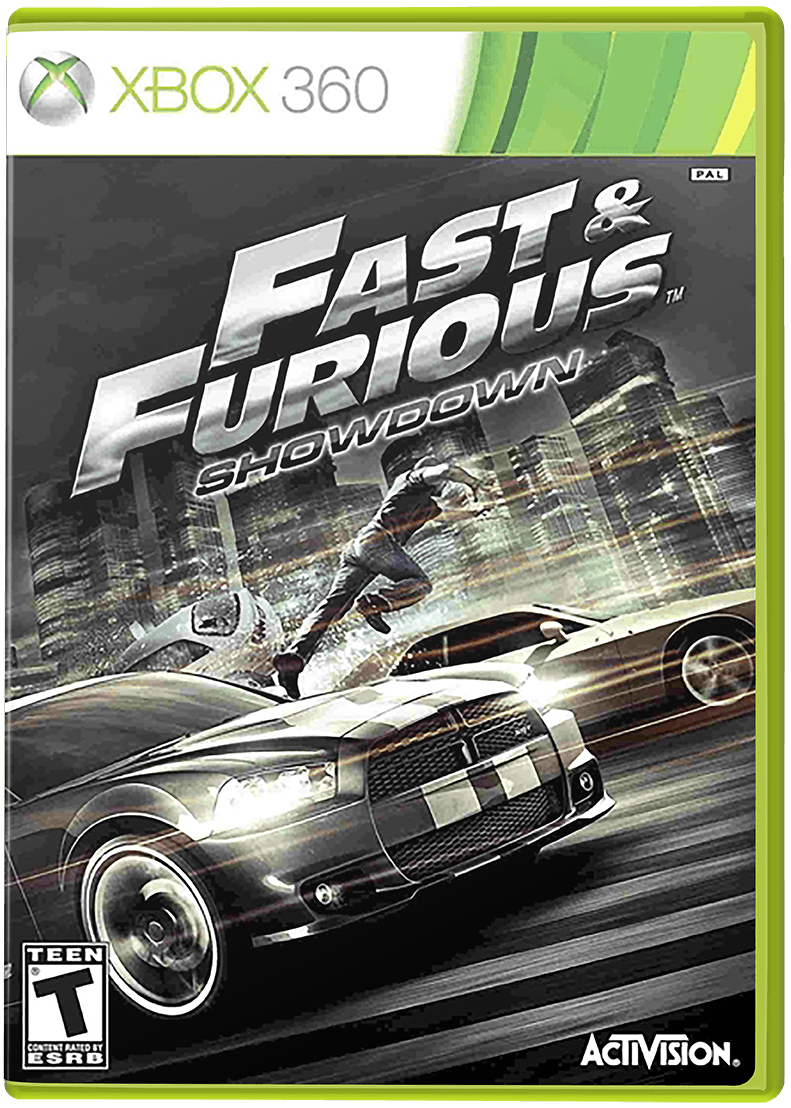 Fast & Furious: Showdown box art for Xbox 360